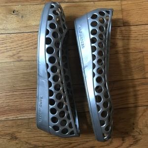Marc Jacobs Silver Jello Sandals
